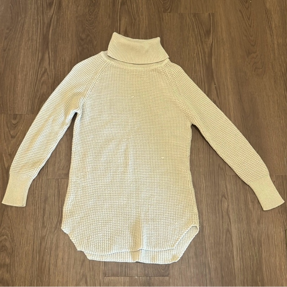 Beige Turtleneck